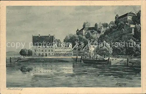 Marschall Vinzenz Meersburg am Bodensee Nr. 43  Kat. Kuenstlerkarte