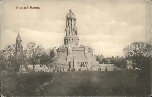 Bismarckdenkmal Hamburg  Kat. Persoenlichkeiten