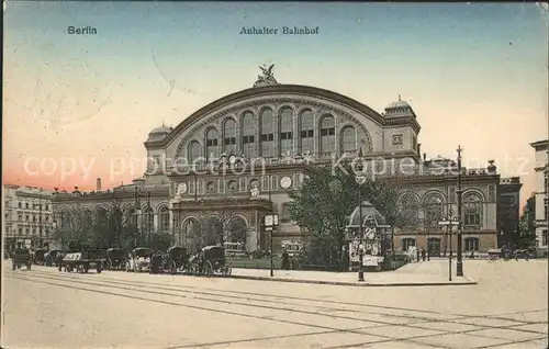 Bahnhof Berlin Anhalter Bahnhof  Kat. Eisenbahn