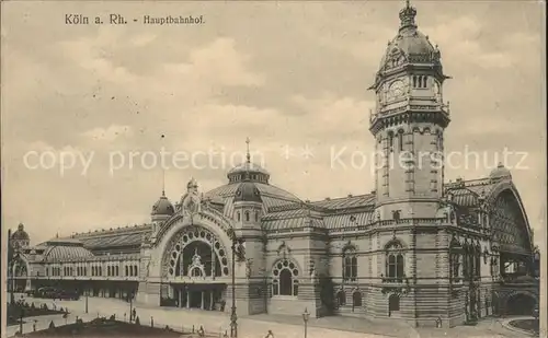 Bahnhof Koeln am Rhein Hauptbahnhof  Kat. Eisenbahn