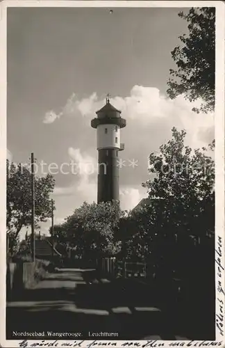 Leuchtturm Lighthouse Wangerooge  Kat. Gebaeude