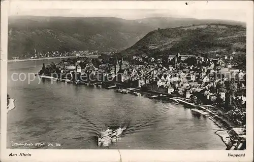 Foto Kratz Nr. 705 Boppard Dampfer  Kat. Fotografie