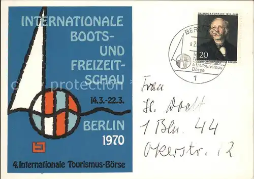 Boote Internationale Boots  und Freizeitschau Berlin  Kat. Schiffe