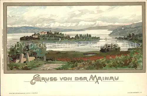 Mutter K. Mainau Nr. 47 Kat. Kuenstlerlitho