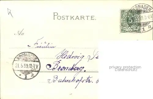 Muench C. Wiesbaden Nerothal Griechischer Kapelle Nerotempel Nr. 6144 Kat. Kuenstlerkarte