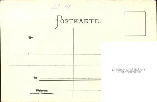 Biese Carl Karl Scheffelvilla Seehalde Radolfszell Blatt Nr. 3  Kat. Kuenstlerlitho