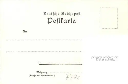 Mutter K. ueberlingen Nr. 17 Kat. Kuenstlerlitho