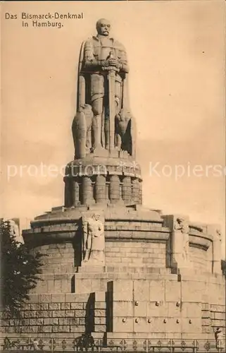 Denkmal Bismarck Denkmal Hamburg / Denkmaeler /