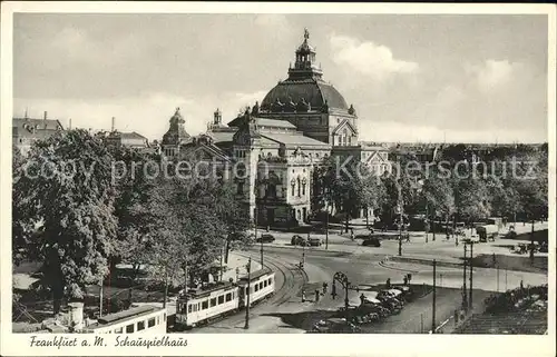 Strassenbahn Frankfurt Schauspielhaus Kat. Strassenbahn