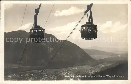 Seilbahn Bad Reichenhall Predigtstuhlbahn / Bahnen /