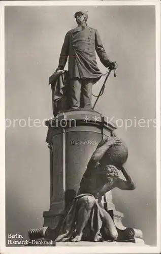 Denkmal Berlin Bismarck Denkmal / Denkmaeler /
