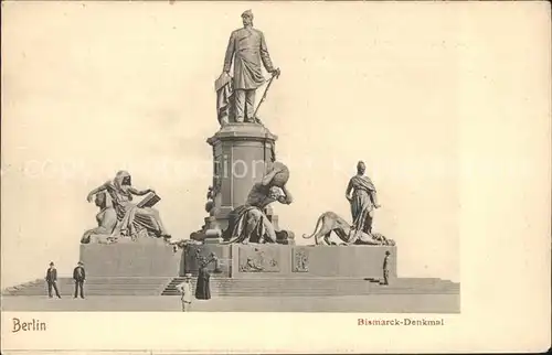 Denkmal Bismarck Berlin / Denkmaeler /