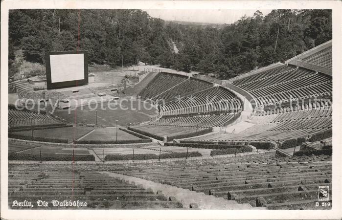 Freilichtbuehne Thingstaette Waldbuehne Berlin Kat. Theater Nr. hf36352 ...