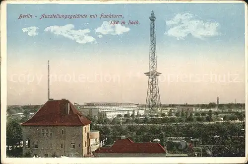 Funkturm Berlin Ausstellungsgelaende Kat. Bruecken
