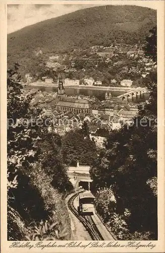 Bergbahn Heidelberg  Kat. Bergbahn