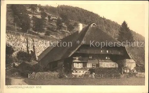 Schwarzwaldhaeuser Nr. 18 Kat. Gebaeude und Architektur