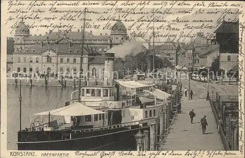 Hafenanlagen Konstanz Kat. Schiffe