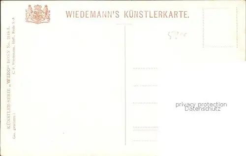 Verlag Wiedemann WIRO Nr. 2118 A Bonn Muenster Kat. Verlage