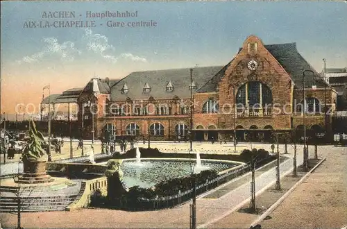 Bahnhof Hauptbahnhof Aachen Kat. Eisenbahn