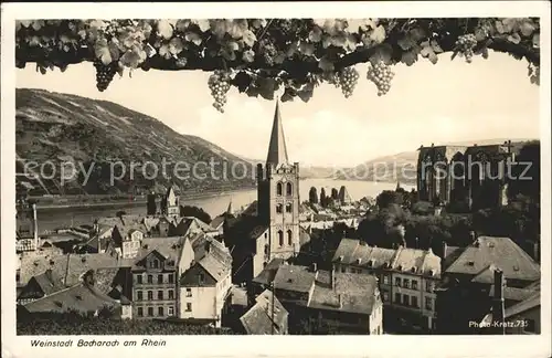 Wein Weinstadt Bacharach Rhein Kat. Lebensmittel