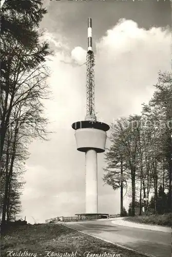 Funkturm Heidelberg Fernsehturm Kat. Bruecken