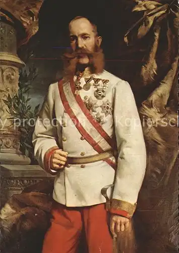 Adel Franz Josef Kaiser Gemaelde Kat. Koenigshaeuser