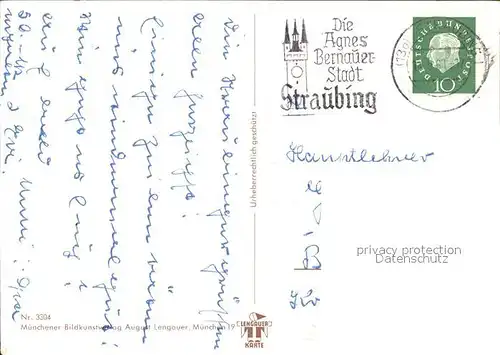 Kuenstlerkarte J. Hecker Schwarzwaldhaus Kat. Kuenstlerkarte