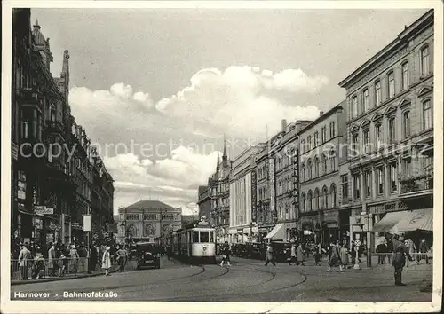 Strassenbahn Hannover Bahnhofstr. Kat. Strassenbahn