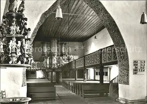 Kirchenorgel Groemitz Nikolaikirche Kat. Musik