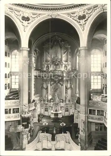 Gebaeude und Architektur Dresden Frauenkirche vor Zerstoerung Kat. Gebaeude