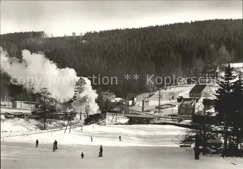 Eisenbahn Schmalspurbahn Wolkenstein Joehstadt Kat. Eisenbahn