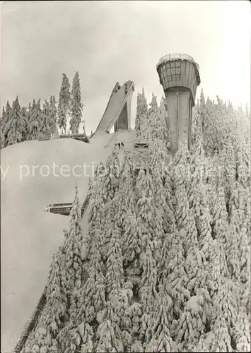 Ski Flugschanze Oberhof Schanze Rennsteig Kat. Sport