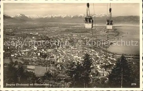 Seilbahn Bregenz Pfaenderbahn / Bahnen /