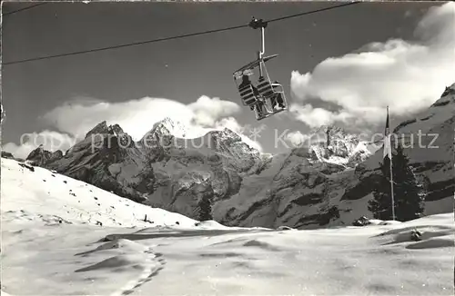 Sessellift Kandersteg Oeschinen Bluemlisalp Fruendenhorn Kat. Bahnen