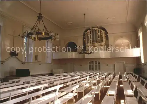 Kirchenorgel Koenigsfeld Kirchensaal der Bruedergemeinde Kat. Musik