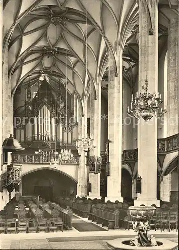 Kirchenorgel Annaberg Buchholz St. Annenkirche Kat. Musik