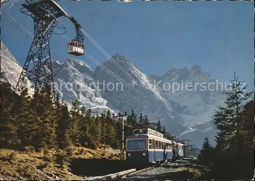 Seilbahn Zugspitzbahn Bayern  / Bahnen /