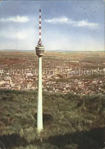 Funkturm Stuttgart Fernsehturm  Kat. Bruecken