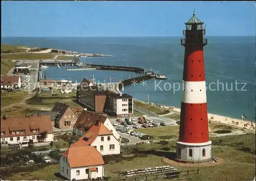 Leuchtturm Lighthouse Hoernum Fliegeraufnahme  Kat. Gebaeude