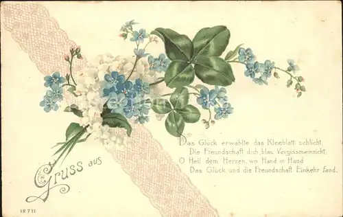 Blumen Gedicht Gruss Kat. Pflanzen