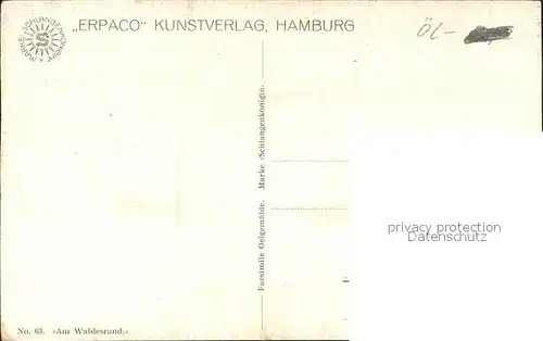 Verlag Erpaco Kunstverlag Hamburg Kat. Verlage