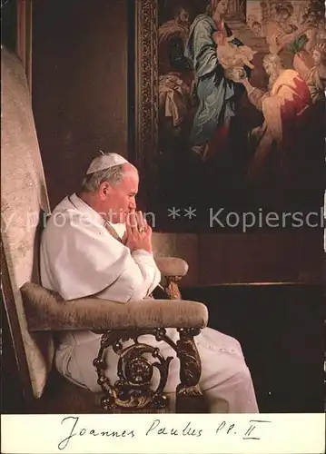 Papst Johannes Paulus PP. II Kat. Religion
