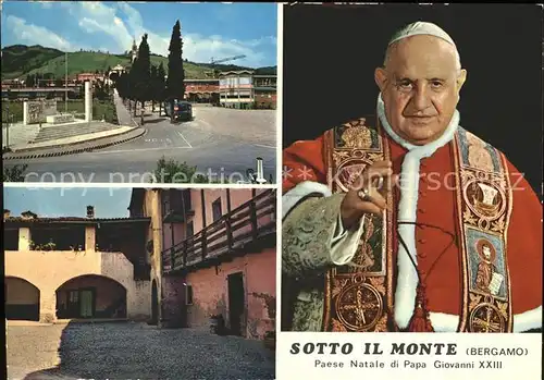 Papst Sotto Il Monte Papa Giovanni XXII Kat. Religion