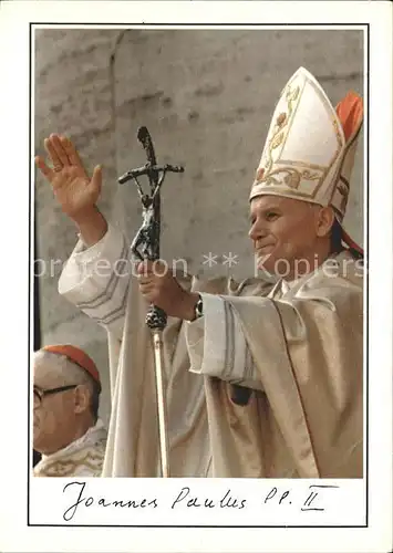 Papst Johannes Paulus II Kat. Religion
