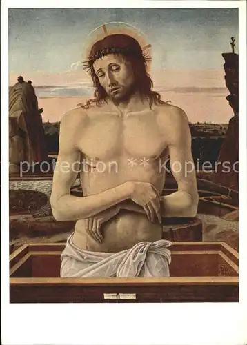 Jesus Giovanni Bellini Kuenstlerkarte Kat. Christentum