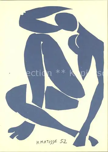 Kuenstlerkarte H. Matisse 52 Kat. Kuenstlerkarte