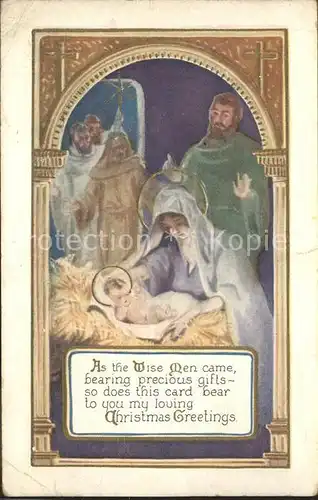 Jesus Kuenstlerkarte Kat. Christentum