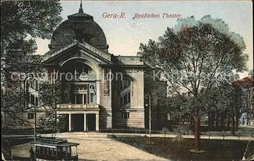 Theatergebaeude Reusssches Theater Gera Kat. Gebaeude