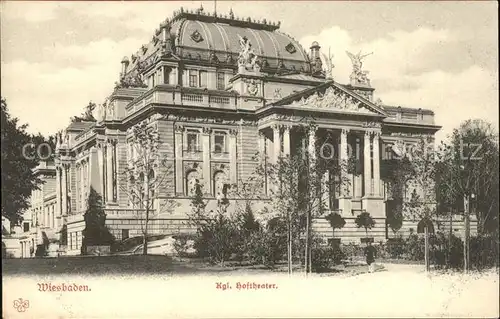 Theatergebaeude Wiesbaden Kgl. Hoftheater Kat. Gebaeude