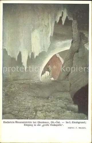 Hoehlen Caves Grottes Dachstein Rieseneishoehle Kat. Berge